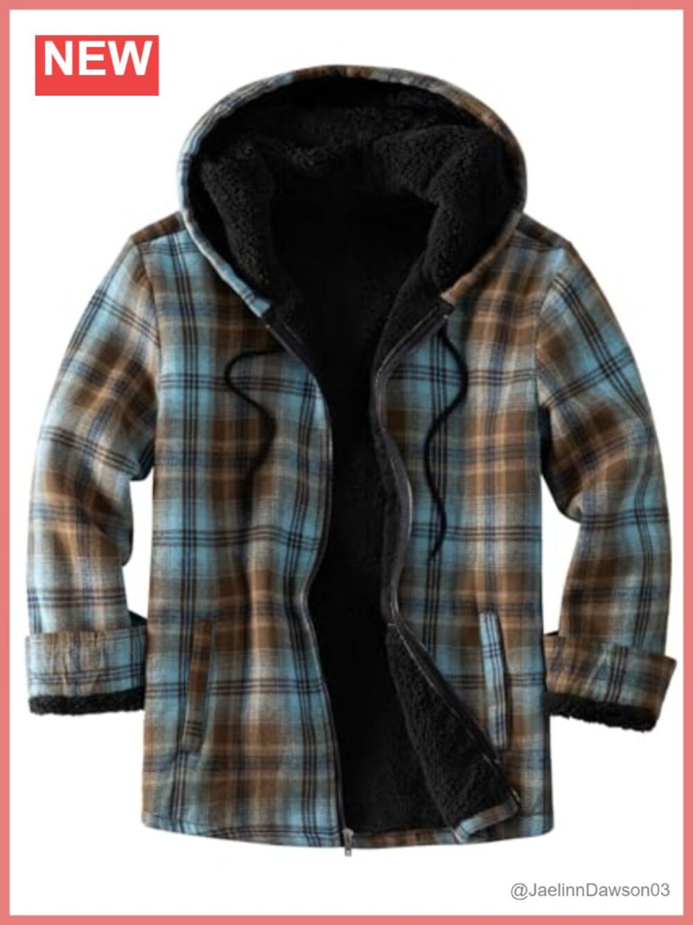 Women's Full Zip Sherpa Lined Flannel Jacket Fleece Plaid Warm Winter Coat